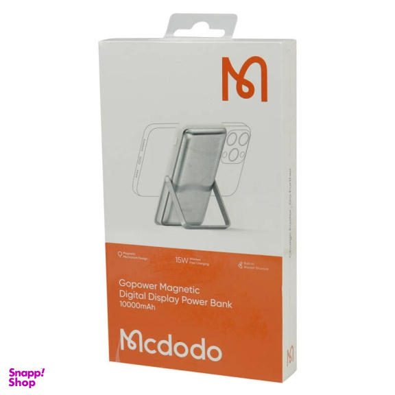 پاوربانک وایرلس مک دودو مدل MC 069 ظرفیت 10000 میلی آمپر ساعت