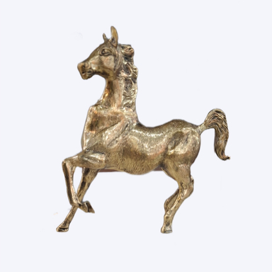 مجسمه اسب قلمکاری کد 1002