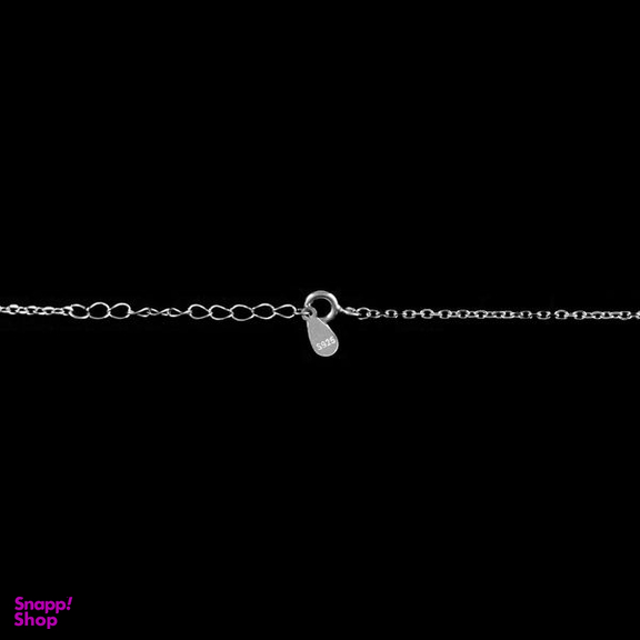 گردنبند نقره زنانه سواروسکی مدل گل سه پر کد 6574119