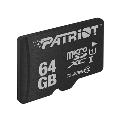 کارت حافظه microSDXC پتریوت مدل LX کلاس 10 استاندارد UHS-I U1 سرعت 80 MBps ظرفیت 64 گیگا بایت