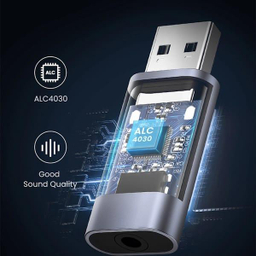 کارت صدا اکسترنال USB-A به Jack 3.5mm یوگرین مدل CM383 کد 80864