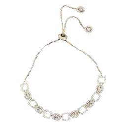 دستبند نقره زنانه گیرا طرح G0585