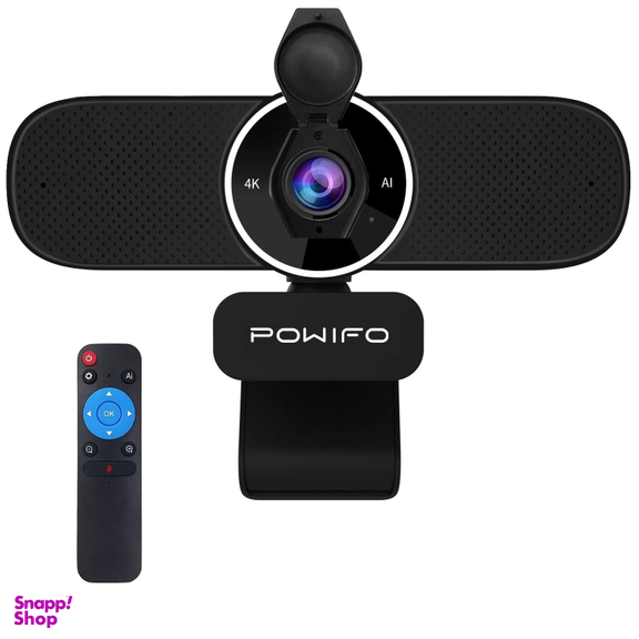 وب کم پاویفو مدل 4K AI Auto-Framing With Remote Control