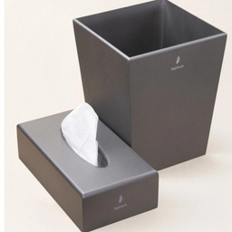 ست سطل و جای دستمال کاغذی لوپینه مدل IRIS-LP119