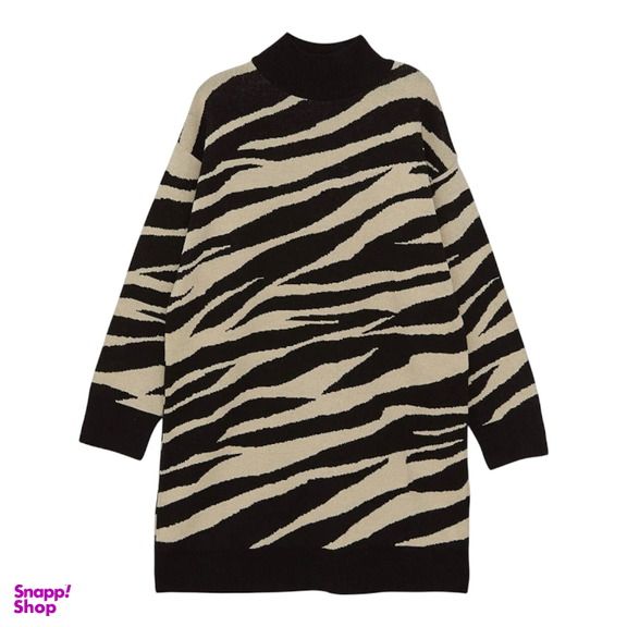 پلیور یقه ایستاده زنانه ال سی وایکیکی مدل tork578 رنگ مشکی