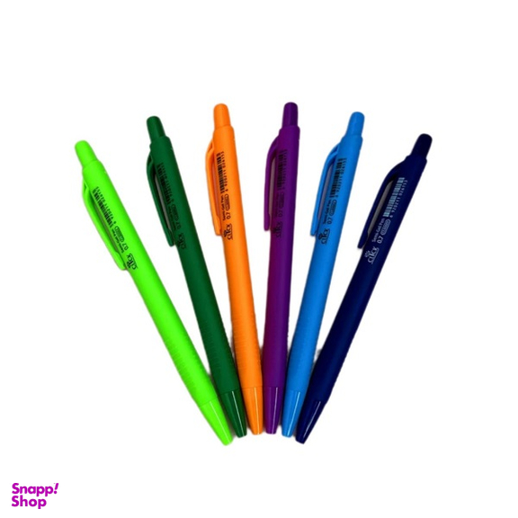 خودکار فشاری 0.7 میلی متر کلیک کد 02 بسته 6 عددی