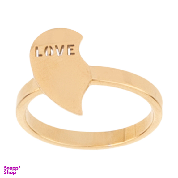 انگشتر زنانه مدل قلب طرح Love کد RG01 بسته 2 عددی
