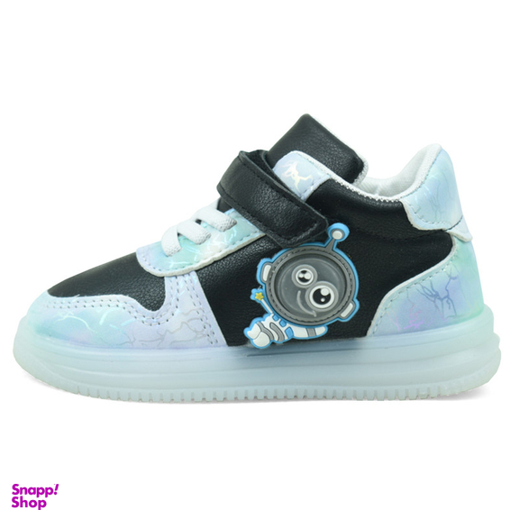 کفش پیاده روی نوزادی مدل چراغدار طرح فضانورد کد C-8340