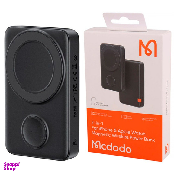 پاوربانک 20 وات مغناطیسی مک دودو مدل Mcdodo MC-146 طرفیت 10000 میلی‌ آمپر ساعت