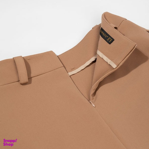 دامن زنانه برنس مدل هورا رنگ نسکافه ای