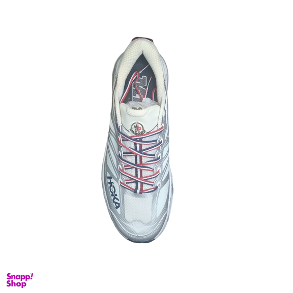 کتانی مردانه طرح هوکا MONCLER کد 660 رنگ سفید مردانه