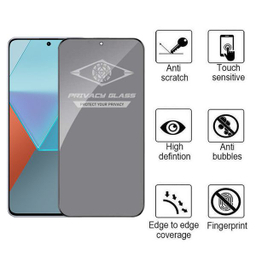 محافظ صفحه نمایش حریم شخصی اپیکوی مدل Privacy مناسب برای گوشی موبایل شیائومی  Redmi Note 13 Pro 4G/5G /Note 13 4G/5G /Note 13R Pro