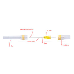 سرسوزن دندانپزشکی سها مدل 27S بسته 100 عددی