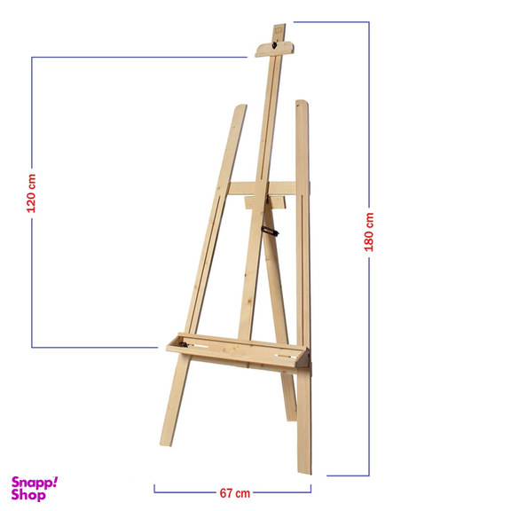 سه پایه بوم نقاشی پارس بوم مدل 2Furrow Non C
