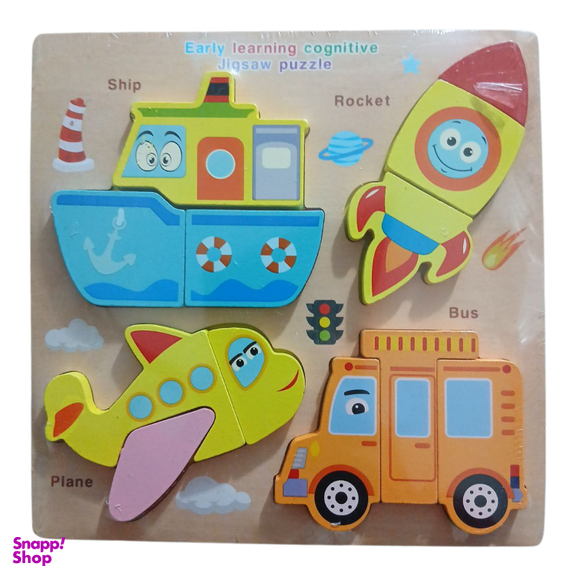 پازل آموزشی مدل آموزش های اولیه طرح وسایل نقلیه