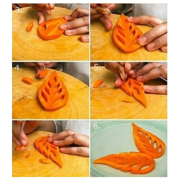 ست چاقو میوه آرایی و حکاکی کد 1612 مجموعه 4 عددی