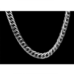 زنجیر نقره مردانه گیرا مدل کارتیه تخت G038-60