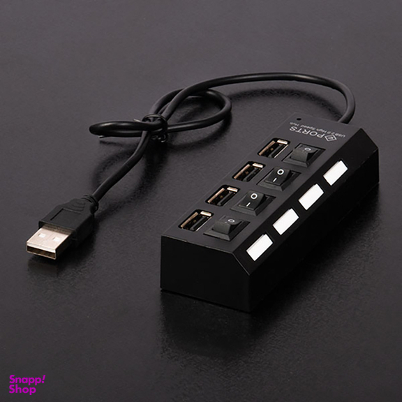 هاب 4 پورت USB 2.0 پورتز مدل HI-SPEED
