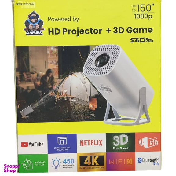 ویدیو پروژکتور و کنسول بازی مدل S40 Max