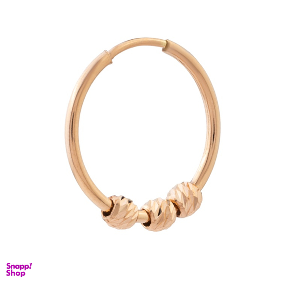 گوشواره طلا 18 عیار زنانه داریم طرح البرنادو 3S