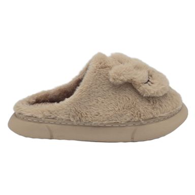 دمپایی حوله ای مدل خرگوشی کد 677765 رنگ نسکافه ای