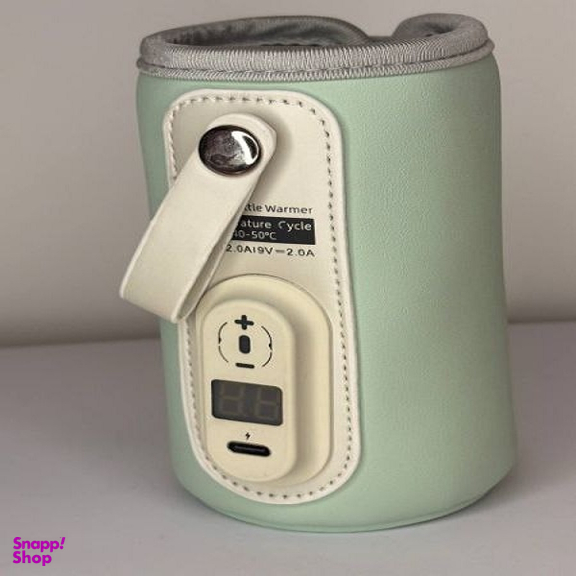 گرم کن شیشه شیر طرح 1 رنگ سبز روشن