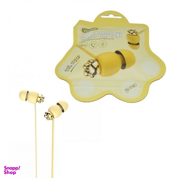هندزفری باسیم یوکی مدل YK1080 Cat Claw طول 1 متر
