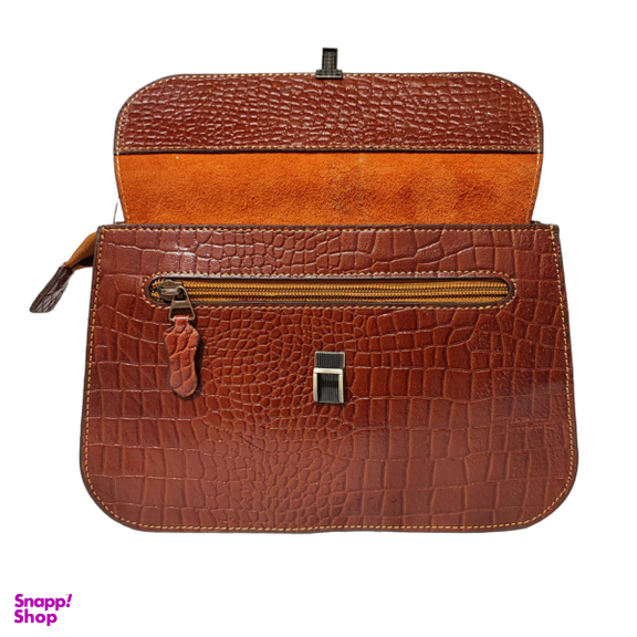 کیف زنانه چرم طبیعی مدل دو طرفه کد fateh 116