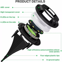 چراغ دفنی خورشیدی مدل C71 مجموعه 4 عددی