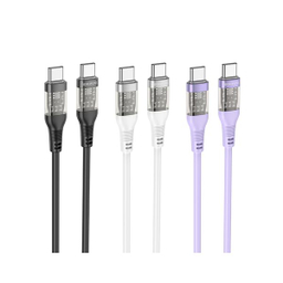 کابل USB-C بروفون مدل BU37 60W طول 120 سانتی متر