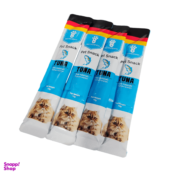 بستنی گربه بایو موزارا طعم ماهی تن بسته ۴ عددی