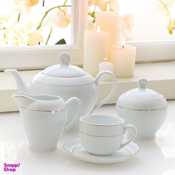 سرویس 102 پارچه چینی زرین قالب ایتالیا اف مدل سپیدصدف