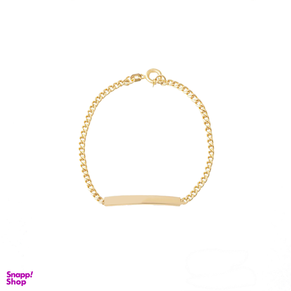 دستبند طلا 18 عیار زنانه مدل کارتیر خطی کد 136272