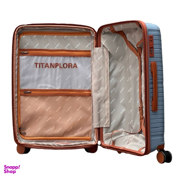 ست چمدان تیتان پلورا مدل TITANPLORA TP6666 TRAVEL IN STYLE مجموعه 4 عددی