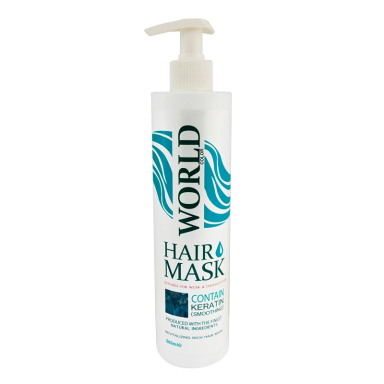 ماسک مو با آبکشی ورد کالر مدل Keratin حجم 500 میلی لیتر