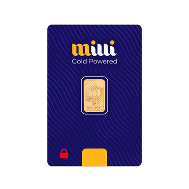 شمش طلا 18 عیار میلی گالری کد MT1787
