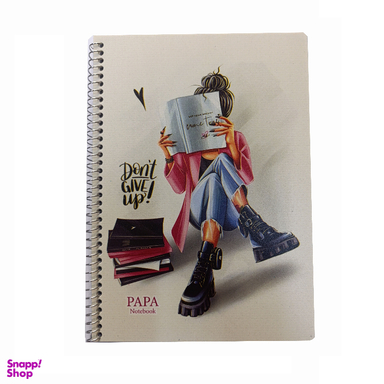 دفتر مشق 200 برگ پاپا مدل 5200