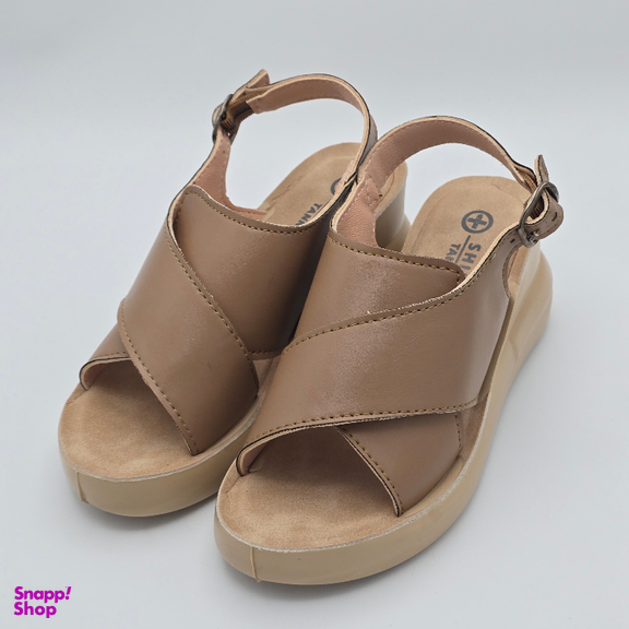 صندل زنانه شیما مدل طناز کد 629389 رنگ نسکافه ای