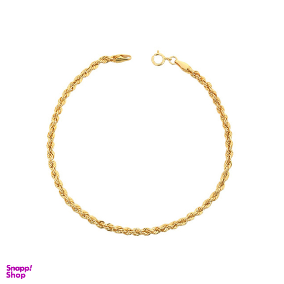 دستبند طلا 18 عیار زنانه دیانا مدل طنابی