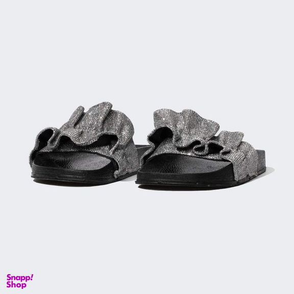 دمپایی زنانه دفکتو مدل فول طبی شاینی رنگ طوسی