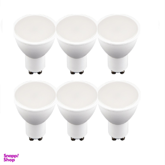 لامپ هالوژن ال ای دی 6 وات افراتاب مدل AF-SGU10-6WD پایه GU10 بسته 6 عددی