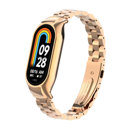 مچ بند هوشمند شیائومی مدل Mi Band 8 به همراه بند فلزی هدیه