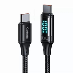 کابل 2 سر تایپ سی صفحه دار مک دودو مدل CA 1100 طول 1.2 متر