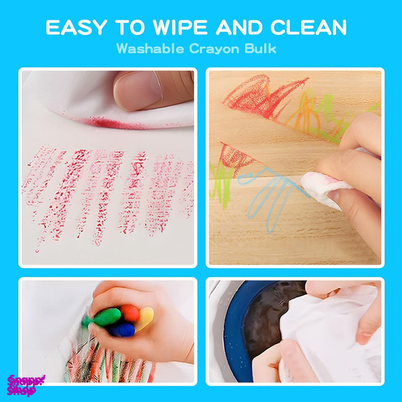 مداد شمعی جادویی نشکن 36 رنگ مدل بادومی