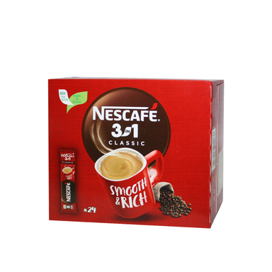کافی میکس 3×1 نستله وزن 400 گرم بسته 24 عددی