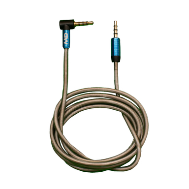 کابل AUX Jack 3.5mm فنری ام دی مدل MD-D2000 طول 1.2 متر