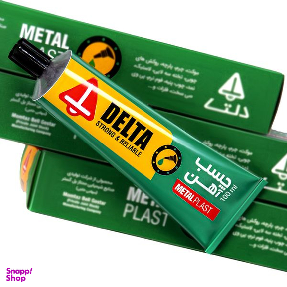 چسب آهن همه کاره دلتا مدل Metalplast حجم 100 میلی لیتر