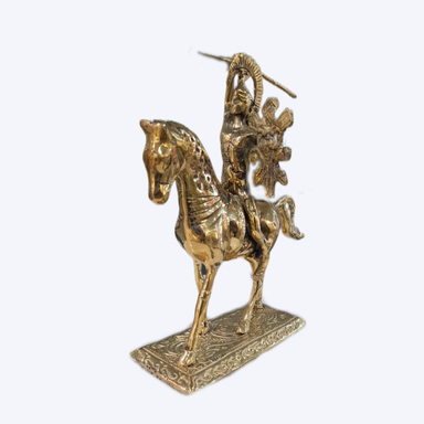 مجسمه برنجی مدل اسب رومی