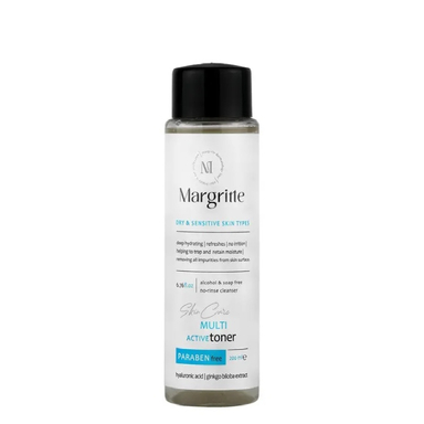 تونر صورت مارگریت مدل Multi Active Dry & Sensitive Skin حجم 200 میلی لیتر