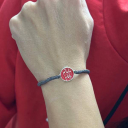 دستبند نقره زنانه مدل مامان و بابا کد 030